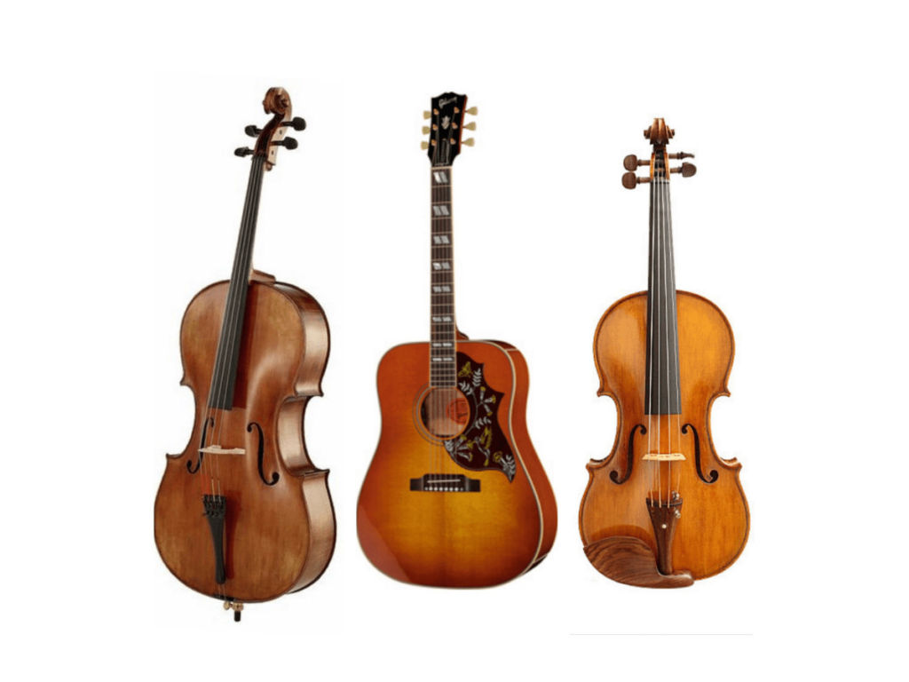 Collection de violoncelles